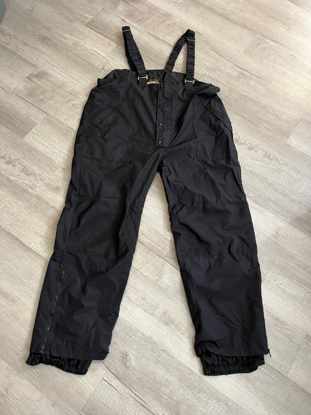 Guide Gear Black Men's Snow Bib Pants with Adjustable Suspenders